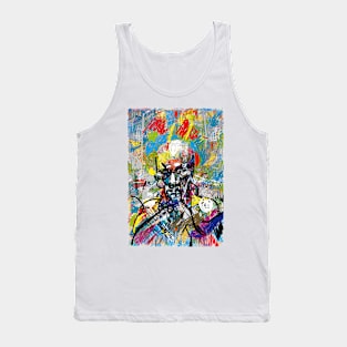 Art - Abstract Expressive Painting Tank Top